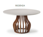Mesa de Jantar Heos Redonda